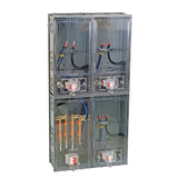 Kit Completo Padrão Enel P/ 3 Medidores Bifásicos POLICARBONATO - 16mm/63A - Engenharia M.E