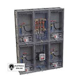 Kit Completo Padrão Enel P/ 4 Medidores Bifásicos POLICARBONATO